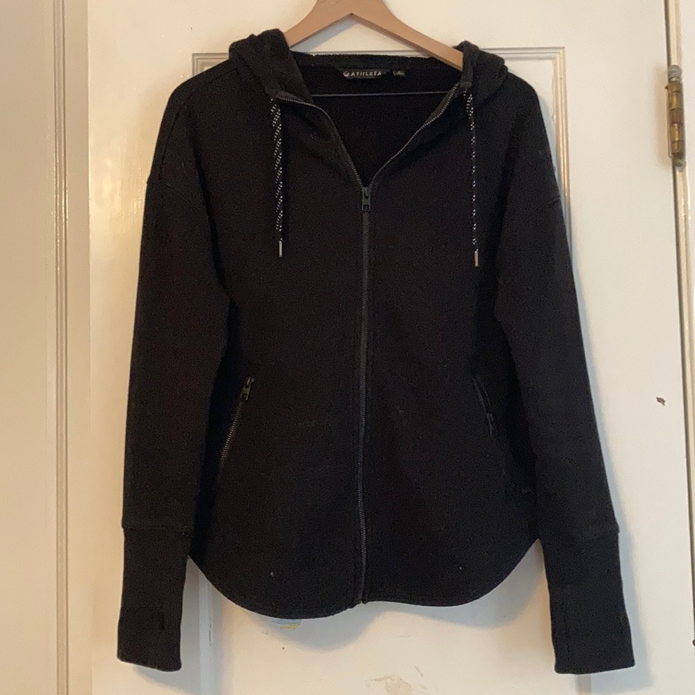 athleta zip up hoodie jacket